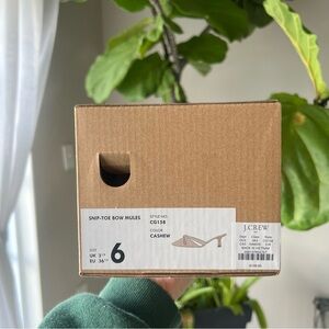 J.Crew Bow Mules - TAN